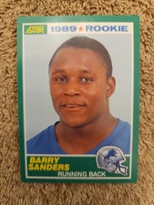 1989 Score - 1989 Rookie Barry Sanders #257 (RC) Straight From A New Pack picture