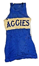 Antique 1920's Utah State Aggies Wool College Basketball Jersey Spalding Uniform picture