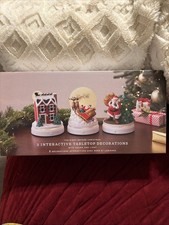 HALLMARK Night Before Christmas 3 Interactive Tabletop Displays W/Sound & Light picture