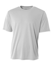 A4 Mens 100% Polyester Short Sleeve Cooling Performance Stylish Tshirt - N3142 picture