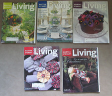 Vintage 1998 Martha Stewart Living Magazine Lot, 5 Issues with Recipe Cards picture