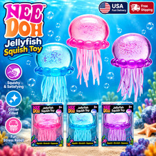 NeeDoh Jelly Squish Stress Toy Jellyfish Fidget Sensory Squeeze Toy Squishy Toy. picture