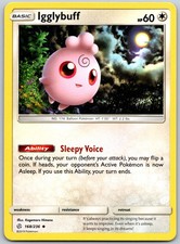 Igglybuff Uncommon Kagemaru Himeno SM - Cosmic Eclipse 168/236 NM picture