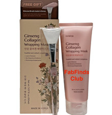 Korean GLAMFOX Ginseng Collagen Wrapping Mask Moisturize, Radiance & Pores picture