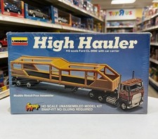 Vintage HO 1/87 Ford CL-9000 Truck Auto Transporter Trailer Autorack New Sealed picture