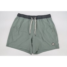 Vuori Kore Short 5 Mens Medium Sage Green V367 Lined Athletic Training Shorts picture