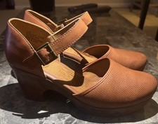 BOC By Born Brown Platform Clogs Womens 11 picture