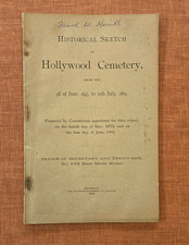 Historical Sketch of Hollywood Cemetery June 1847 - July 1889, Richmond, VA 1893 picture