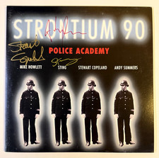STRONTIUM 90 (The Police) 2LP SIGNED BY STING+STEWART COPELAND+ANDY SUMMERS Rare picture