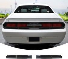 JeCar Smoked Tail Light Covers Rear for Challenger 2009-2014, Black  picture