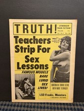 1968 May TRUTH Newspaper Vol. 1 No. 5 Sharon Tate *Back Cover, Monsters (10T) picture