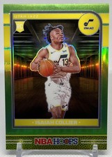 2024-25 Panini Nba Hoops - Isaiah Collier #259 Premium Lime Green Prizm RC picture