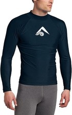 Kanu Surf Platinum UPF 50+ Rash Guard, Navy, Men's Large picture