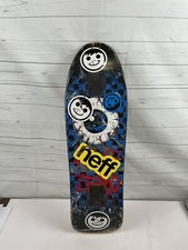 Zero Jon Allie Eye Eyeball Shaped SHALLOW GRAVE Skateboard Deck 9.75 BLACK picture