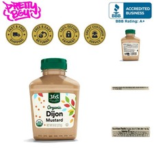 Gourmet Organic Dijon Mustard, 8 Ounce - Kosher Certified Deliciousness picture