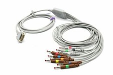 Schiller 10 Leads Banana EKG Cable 4.0 Compatible - Same Day Shipping picture