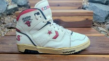 Vintage 80's 90's Converse Korea Basketball Chicago Bulls HighTop Sneakers 9.5  picture