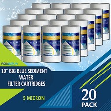 Big Blue Sediment Replacement Water Filters 20PCS 5 Micron 10