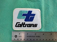 Vintage Caltrans Of California  Uniform Shoulder  Hat Patch picture