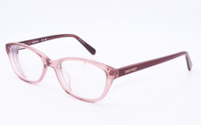 NEW NINE WEST NW 5222 265 CRYSTAL BURGUNDY AUTHENTIC DESIGNER EYEGLASSES 50-16 picture