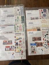 Creative Memories This Life Simple Page Kits Lot Of 7 + Exclusive Embellishments picture