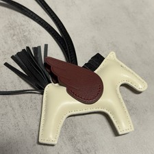 Hermes Pegase PM Pegasus Beige/Red Horse Bag Charm Bag Accessory Paris Made picture