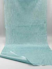 Light Blue Silk Moire Fabric, Silk Shantung Watermark Fabric By 2 Meters. picture