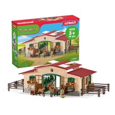 Schleich Horse Barn and Stable Playset - Award-Winning Riding Center 96 Piece... picture