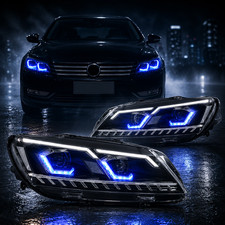Headlights For 2011-2015 VW Passat B7 LED Projector Startup Animation Assembly picture