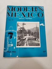 1935 Modern Mexico Art Deco Magazine April Mexico Moderno Vol VI picture