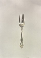 Westmorland Sterling George & Martha Washington Salad Fork 6” picture