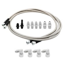 70 Inch Flexible SS Braided Transmission 70 inches, Silver  picture
