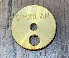 Parker SPORLAN TXV Adjustment Tool Coin, Brass Service Tool, New picture
