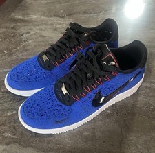 Size 12.5 Robert Kraft x Nike Air Force 1 Ultra Flyknit Low New England Patriots picture