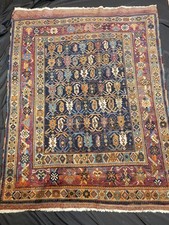 ANTIQUE CAUCASIAN RUG KAZAK  SHIRVAN HERIZ  CARPET ORIENTAL RUG ANTIKER TEPPICH picture