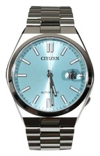 Citizen Tsuyosa Stainless Steel Ice Blue Dial Automatic NJ0151-88M Mens Watch picture
