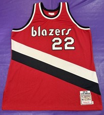 Authentic Clyde Drexler #22 Mitchell Ness 83-84 Portland Trailblazers Blazers 52 picture