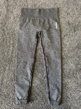 Women's Gymshark Adapt Seamless Leggings Grey Marl Size Small picture