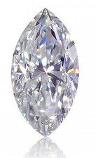 2.5 ct Marquise Extra Brilliant Vintage Cubic Zirconia 13 x 6.5 picture