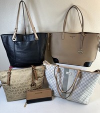 Lot of 5 EUC Michael Kors Kate Spade Tote Bags Wallet Designer CLEAN Smoke Free picture