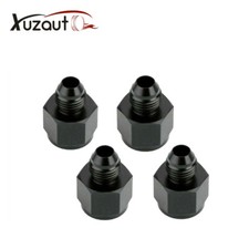 4Pcs -8 AN Female -6 AN Male AN Flare Fitting Reducer Adapter 8AN to 6AN Black picture