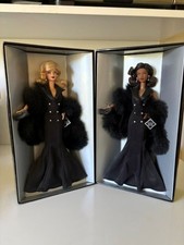 RARE 2001 Midnight Tuxedo Barbie BOTH Versions #28796 #29307 NRFB Matched Pair picture