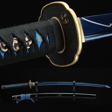40.6inch Japanese Katana Handmade Clay Tempered T10 Steel Real Hamon Sharp Sword picture