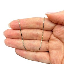 14K Yellow Gold 1.2mm Mariner Chain (Hollow) 16