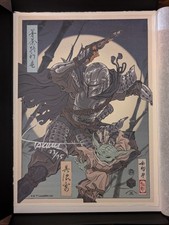 TAKUMI Star Wars Celebration 2025 Mandalorian & Grogu Print Signed 23/75 picture
