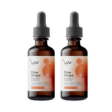 (2-Pack) LUV Health Flow Drops - Love Health Flow Adaptogen Mushroom Blend Drops picture