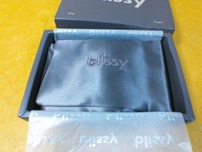 Blissy 100% Mulberry Silk Pillowcase Queen Gray. 22 Momme 6A High-Grade Fibers picture