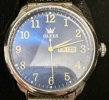 OLEVS Men's Quartz Stainless Steel Watch 5535G Water resistant picture