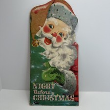 Vintage Whitman 1958 Night Before Christmas Book Florence Sarah Winship picture
