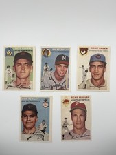 1954 First Issue SI Topps Baseball Hand-Cut Cards picture
